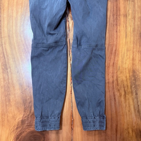 SPANX Women's Pants S Twill Joggers 20319R Gray Cotton Stretch Pull on RR2 - Picture 6 of 7